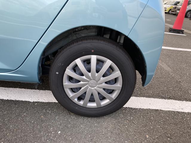 ミライースＬ　ＳＡIII１３インチフルホイールキャップ　マルチリフレクターハロゲンヘッドランプ　可倒式ドアミラー　自発光式デジタルメーターアンバーイルミネーションメーター　マニュアルエアコン（ダイヤル式）　キーレスエントリー（静岡県）の中古車