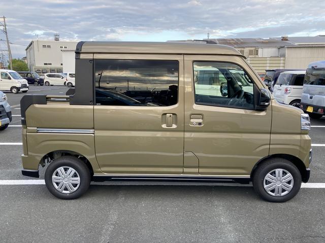 アトレーアトレーデッキバン１２インチフルホイールキャップ　オートエアコン　キーフリーシステム　スペアタイヤ　ＬＥＤヘッドランプ　パワースライドドア（両側）（静岡県）の中古車