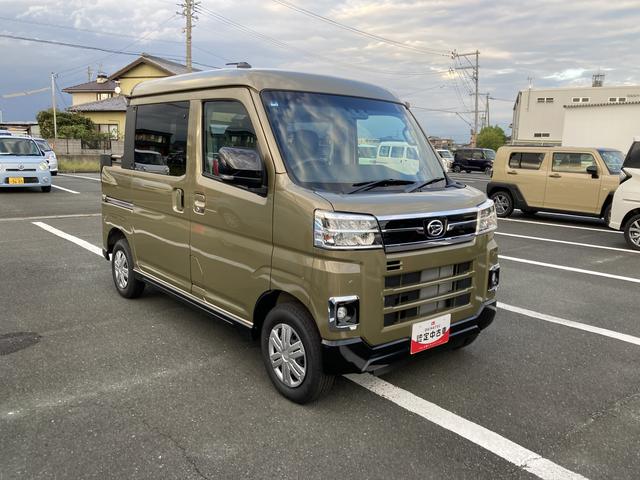 アトレーアトレーデッキバン１２インチフルホイールキャップ　オートエアコン　キーフリーシステム　スペアタイヤ　ＬＥＤヘッドランプ　パワースライドドア（両側）（静岡県）の中古車