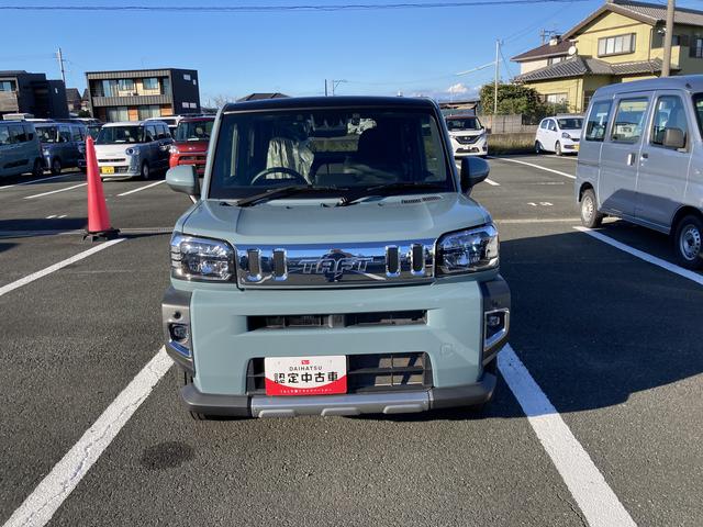 タフトGターボ15インチアルミホイール オートレベリング機能付フルLEDヘッドランプ LEDフォグランプ 本革巻ステアリングホイール 本革巻インパネセンターシフト TFTカラーマルチインフォメーションディスプレイ(静岡県)の中古車