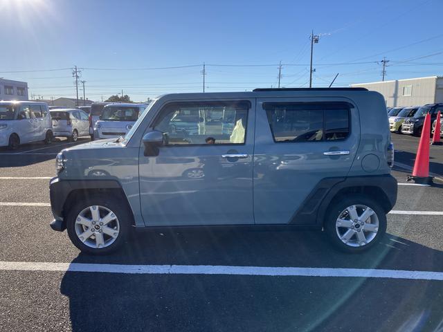 タフトGターボ15インチアルミホイール オートレベリング機能付フルLEDヘッドランプ LEDフォグランプ 本革巻ステアリングホイール 本革巻インパネセンターシフト TFTカラーマルチインフォメーションディスプレイ(静岡県)の中古車