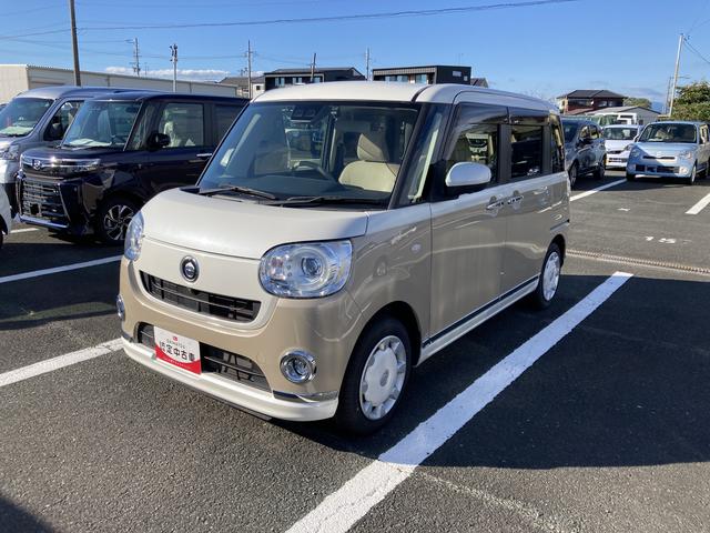 ムーヴキャンバスGメイクアップVS SAIII14インチフルホイールキャップ LEDヘッドランプ キーフリーシステム 両側パワースライドドア オートエアコン(プッシュ式) オートライト 置きラクボックス(静岡県)の中古車