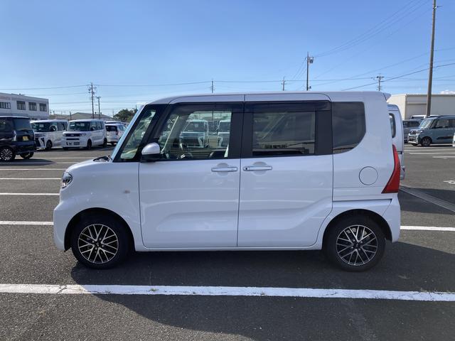 タントX14インチフルホイールキャップ フルLEDヘッドランプ オート格納式カラードドアミラー 左側パワースライドドア TFTカラーマルチインフォメーションディスプレイ フルファブリックシート(静岡県)の中古車