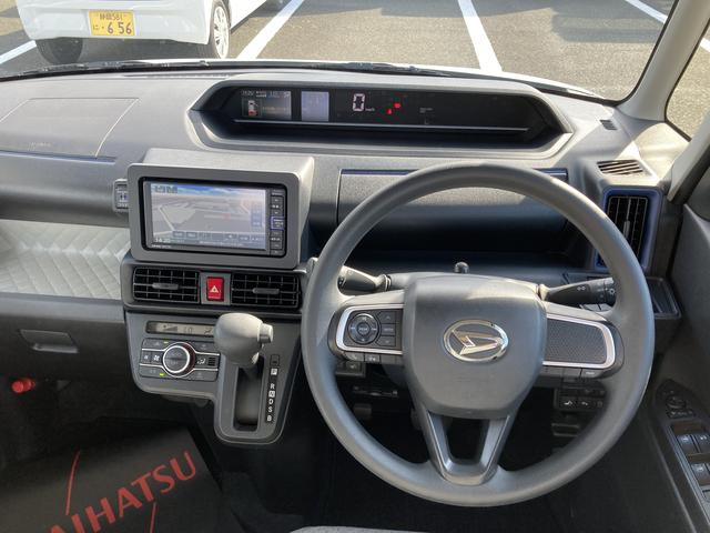 タントX14インチフルホイールキャップ フルLEDヘッドランプ オート格納式カラードドアミラー 左側パワースライドドア TFTカラーマルチインフォメーションディスプレイ フルファブリックシート(静岡県)の中古車