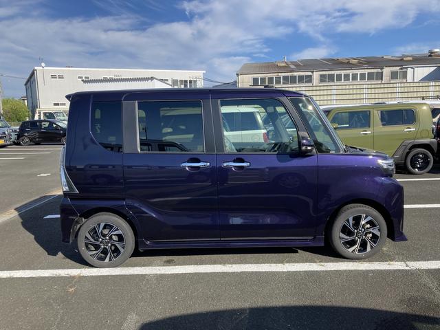 タントカスタムX14インチアルミホイール 大型エアロバンパー フルLEDヘッドランプ オート格納式カラードドアミラー 両側パワースライドドア キーフリーシステム プッシュボタンスタート(静岡県)の中古車