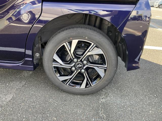 タントカスタムX14インチアルミホイール 大型エアロバンパー フルLEDヘッドランプ オート格納式カラードドアミラー 両側パワースライドドア キーフリーシステム プッシュボタンスタート(静岡県)の中古車