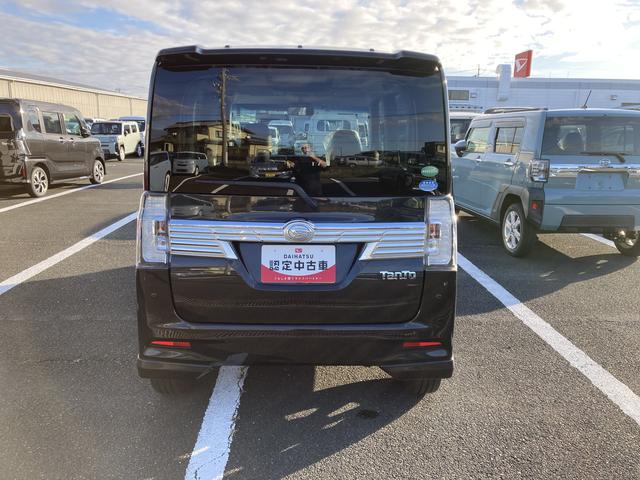 タントカスタムRS トップエディションSAIII15インチアルミホイール 大型エアロバンパー LEDヘッドランプ オート格納式カラードドアミラー 本革巻ステアリングホイール 両側パワースライドドア(静岡県)の中古車