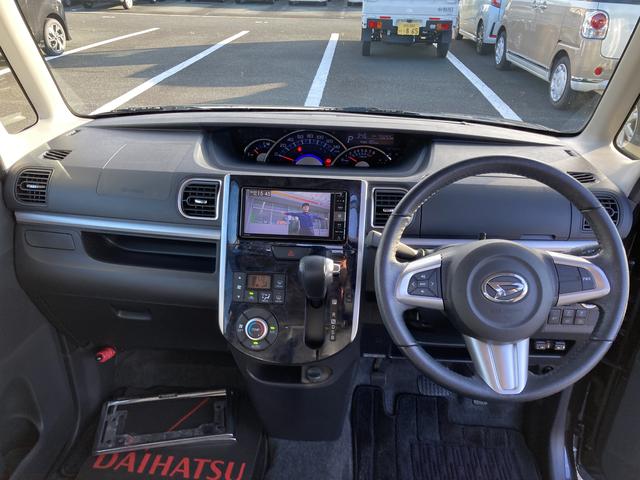 タントカスタムRS トップエディションSAIII15インチアルミホイール 大型エアロバンパー LEDヘッドランプ オート格納式カラードドアミラー 本革巻ステアリングホイール 両側パワースライドドア(静岡県)の中古車