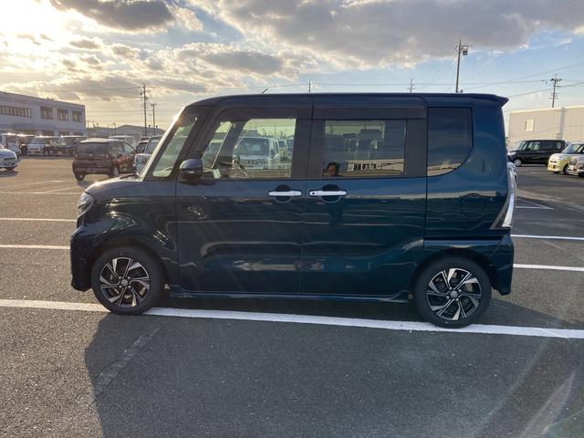 タントカスタムＸ１４インチアルミホイール　大型エアロバンパー　フルＬＥＤヘッドランプ　オート格納式カラードドアミラー　両側パワースライドドア　キーフリーシステム　プッシュボタンスタート（静岡県）の中古車
