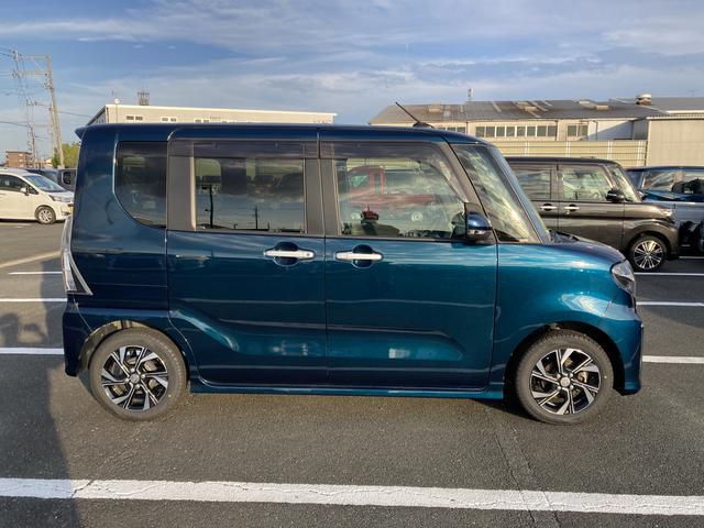 タントカスタムＸ１４インチアルミホイール　大型エアロバンパー　フルＬＥＤヘッドランプ　オート格納式カラードドアミラー　両側パワースライドドア　キーフリーシステム　プッシュボタンスタート（静岡県）の中古車