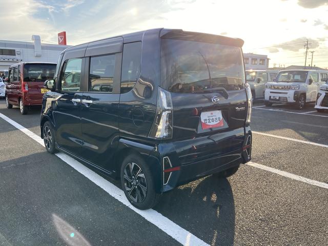 タントカスタムＸ１４インチアルミホイール　大型エアロバンパー　フルＬＥＤヘッドランプ　オート格納式カラードドアミラー　両側パワースライドドア　キーフリーシステム　プッシュボタンスタート（静岡県）の中古車