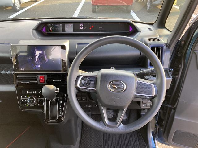 タントカスタムＸ１４インチアルミホイール　大型エアロバンパー　フルＬＥＤヘッドランプ　オート格納式カラードドアミラー　両側パワースライドドア　キーフリーシステム　プッシュボタンスタート（静岡県）の中古車