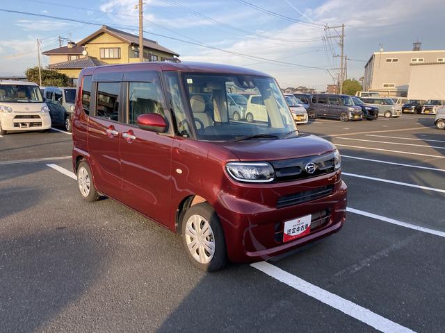 タントＸ１４インチフルホイールキャップ　フルＬＥＤヘッドランプ　オート格納式カラードドアミラー　左側パワースライドドア　ＴＦＴカラーマルチインフォメーションディスプレイ　フルファブリックシート（静岡県）の中古車