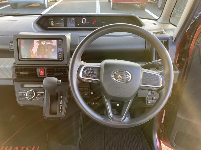 タントＸ１４インチフルホイールキャップ　フルＬＥＤヘッドランプ　オート格納式カラードドアミラー　左側パワースライドドア　ＴＦＴカラーマルチインフォメーションディスプレイ　フルファブリックシート（静岡県）の中古車