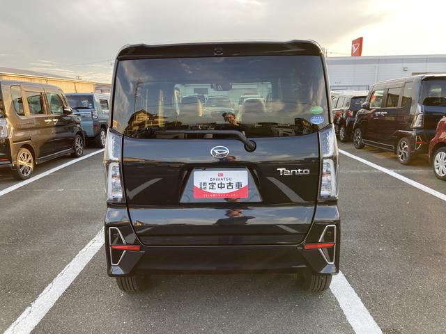 タントカスタムRSスタイルセレクション15インチアルミホイール 大型エアロバンパー フルLEDヘッドランプ オート格納式カラードドアミラー 革巻ステアリングホイール 両側パワースライドドア(静岡県)の中古車