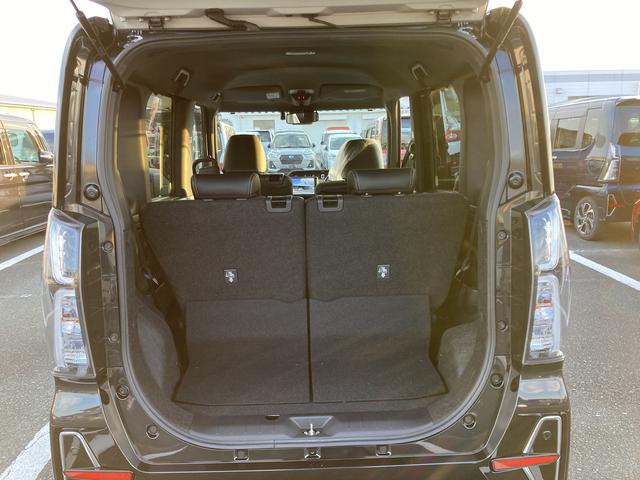 タントカスタムRSスタイルセレクション15インチアルミホイール 大型エアロバンパー フルLEDヘッドランプ オート格納式カラードドアミラー 革巻ステアリングホイール 両側パワースライドドア(静岡県)の中古車