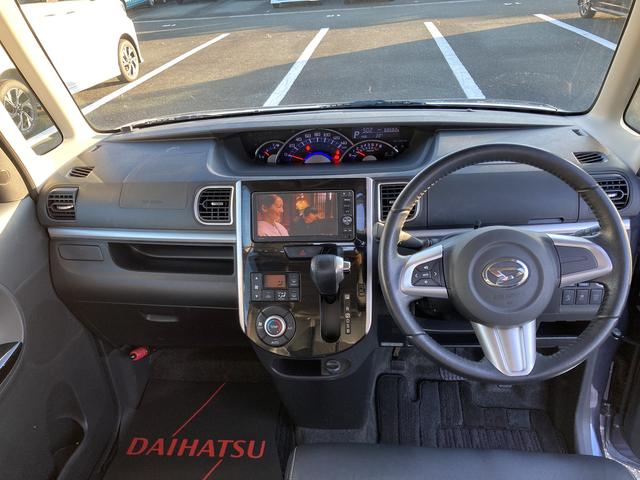 タントカスタムＲＳ　トップエディションＳＡII１５インチアルミホイール　大型エアロバンパー　ＬＥＤヘッドランプ　オート格納式カラードドアミラー　本革巻ステアリングホイール　両側パワースライドドア（静岡県）の中古車