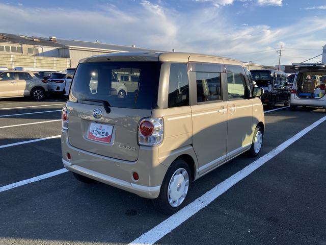 ムーヴキャンバスGホワイトアクセントVS SAIII14インチフルホイールキャップ LEDヘッドランプ キーフリーシステム 両側パワースライドドア オートエアコン(プッシュ式) オートライト 置きラクボックス(静岡県)の中古車