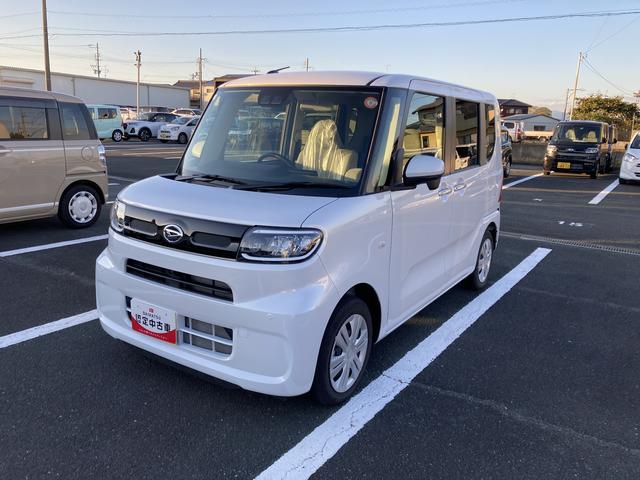 タントＸ１４インチフルホイールキャップ　フルＬＥＤヘッドランプ　オート格納式カラードドアミラー　左側パワースライドドア　ＴＦＴカラーマルチインフォメーションディスプレイ　フルファブリックシート（静岡県）の中古車