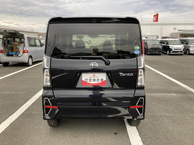 タントカスタムＸ１４インチアルミホイール　大型エアロバンパー　フルＬＥＤヘッドランプ　オート格納式カラードドアミラー　両側パワースライドドア　キーフリーシステム　プッシュボタンスタート（静岡県）の中古車