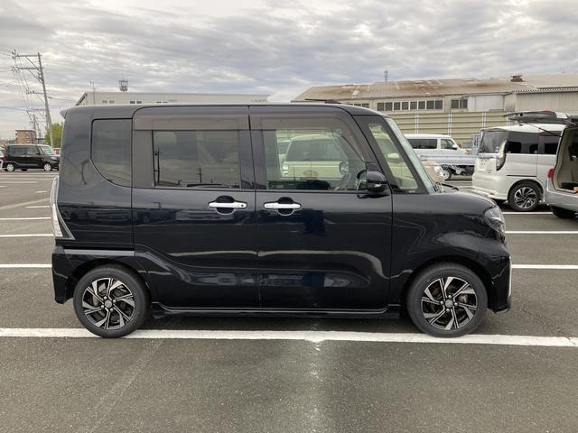 タントカスタムＸ１４インチアルミホイール　大型エアロバンパー　フルＬＥＤヘッドランプ　オート格納式カラードドアミラー　両側パワースライドドア　キーフリーシステム　プッシュボタンスタート（静岡県）の中古車