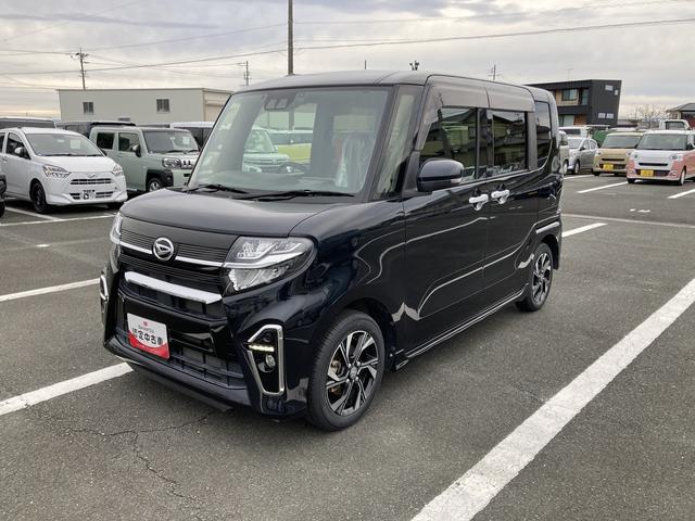 タントカスタムＸ１４インチアルミホイール　大型エアロバンパー　フルＬＥＤヘッドランプ　オート格納式カラードドアミラー　両側パワースライドドア　キーフリーシステム　プッシュボタンスタート（静岡県）の中古車