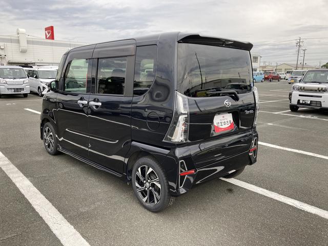 タントカスタムＸ１４インチアルミホイール　大型エアロバンパー　フルＬＥＤヘッドランプ　オート格納式カラードドアミラー　両側パワースライドドア　キーフリーシステム　プッシュボタンスタート（静岡県）の中古車