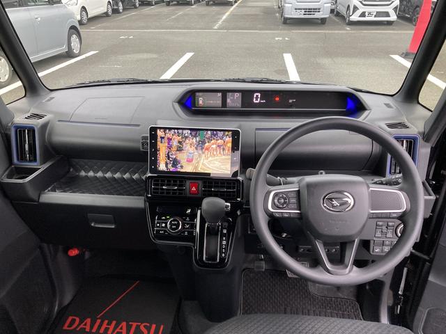 タントカスタムＸ１４インチアルミホイール　大型エアロバンパー　フルＬＥＤヘッドランプ　オート格納式カラードドアミラー　両側パワースライドドア　キーフリーシステム　プッシュボタンスタート（静岡県）の中古車