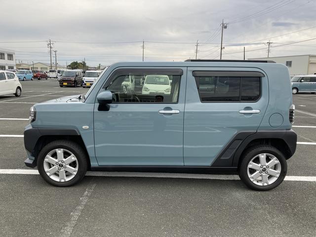 タフトG15インチアルミホイール オートレベリング機能付フルLEDヘッドランプ LEDフォグランプ 本革巻ステアリングホイール 本革巻インパネセンターシフト TFTカラーマルチインフォメーションディスプレイ(静岡県)の中古車