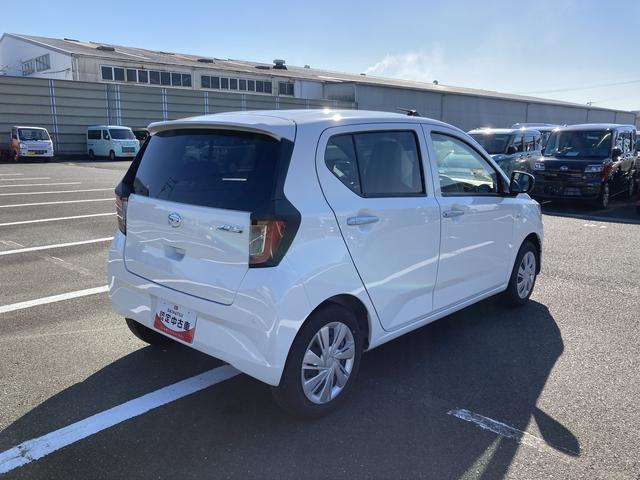 ミライースＸ　ＳＡIII１４インチフルホイールキャップ　ＬＥＤヘッドランプ　電動格納式（カラード）ドアミラー　自発光式デジタルメーターブルーイルミネーションメーター　マニュアルエアコン（ダイヤル式）　キーレスエントリー（静岡県）の中古車