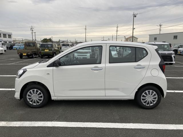 ミライースＬ　ＳＡIII１３インチフルホイールキャップ　マルチリフレクターハロゲンヘッドランプ　可倒式ドアミラー　自発光式デジタルメーターアンバーイルミネーションメーター　マニュアルエアコン（ダイヤル式）　キーレスエントリー（静岡県）の中古車