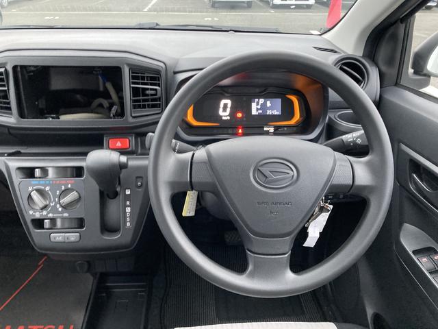 ミライースＬ　ＳＡIII１３インチフルホイールキャップ　マルチリフレクターハロゲンヘッドランプ　可倒式ドアミラー　自発光式デジタルメーターアンバーイルミネーションメーター　マニュアルエアコン（ダイヤル式）　キーレスエントリー（静岡県）の中古車