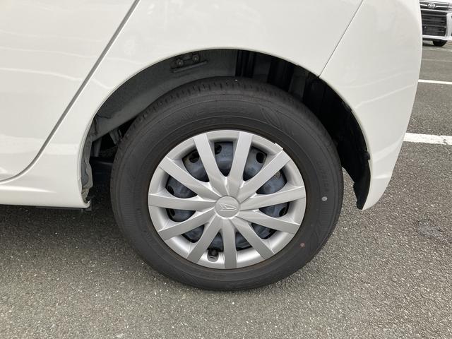 ミライースＬ　ＳＡIII１３インチフルホイールキャップ　マルチリフレクターハロゲンヘッドランプ　可倒式ドアミラー　自発光式デジタルメーターアンバーイルミネーションメーター　マニュアルエアコン（ダイヤル式）　キーレスエントリー（静岡県）の中古車