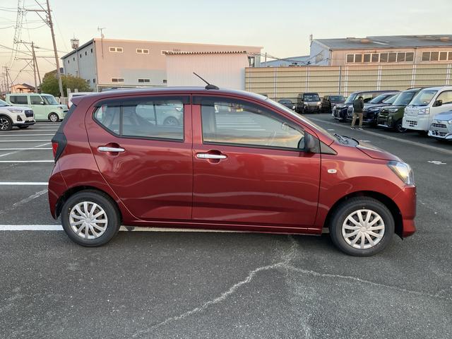 ミライースＬ　ＳＡIII１３インチフルホイールキャップ　マルチリフレクターハロゲンヘッドランプ　可倒式ドアミラー　自発光式デジタルメーターアンバーイルミネーションメーター　マニュアルエアコン（ダイヤル式）　キーレスエントリー（静岡県）の中古車