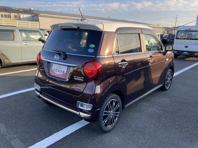 キャストスタイルG VS SAIIIシートヒーター ウレタンステアリングホイール 15インチアルミホイール BiAngleLEDヘッドランプ LEDフォグランプ LEDフロントパーソナルランプ LEDルームランプ(静岡県)の中古車