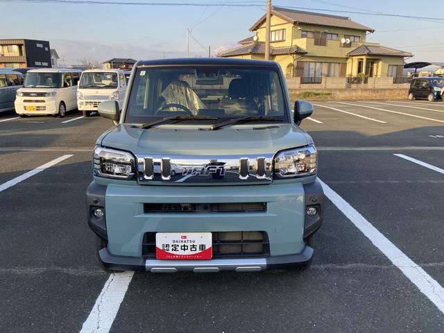 タフトＧターボ　クロムベンチャー１５インチアルミホイール（シルバー塗装）　オートレベリング機能付フルＬＥＤヘッドランプ　ＬＥＤフォグランプ　本革巻ステアリングホイール　本革巻インパネセンターシフト（静岡県）の中古車