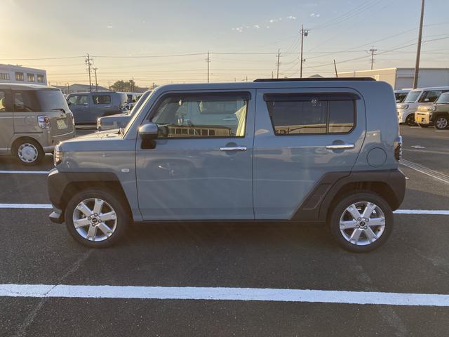 タフトＧターボ　クロムベンチャー１５インチアルミホイール（シルバー塗装）　オートレベリング機能付フルＬＥＤヘッドランプ　ＬＥＤフォグランプ　本革巻ステアリングホイール　本革巻インパネセンターシフト（静岡県）の中古車