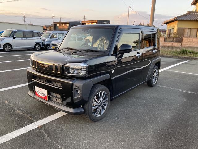 タフトＧ１５インチアルミホイール　オートレベリング機能付フルＬＥＤヘッドランプ　ＬＥＤフォグランプ　本革巻ステアリングホイール　本革巻インパネセンターシフト　ＴＦＴカラーマルチインフォメーションディスプレイ（静岡県）の中古車