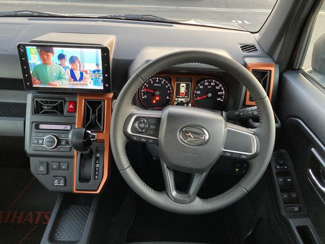 タフトＧ１５インチアルミホイール　オートレベリング機能付フルＬＥＤヘッドランプ　ＬＥＤフォグランプ　本革巻ステアリングホイール　本革巻インパネセンターシフト　ＴＦＴカラーマルチインフォメーションディスプレイ（静岡県）の中古車