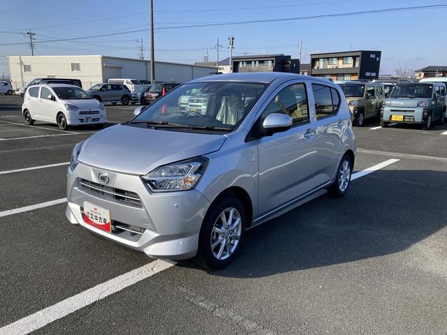 ミライースＧ　ＳＡIII１４インチアルミホイール　ＬＥＤヘッドランプ　オート格納式カラードドアミラー　自発光式デジタルメーターブルーイルミネーションメーター　オートエアコン（プッシュ式）　キーフリーシステム（静岡県）の中古車