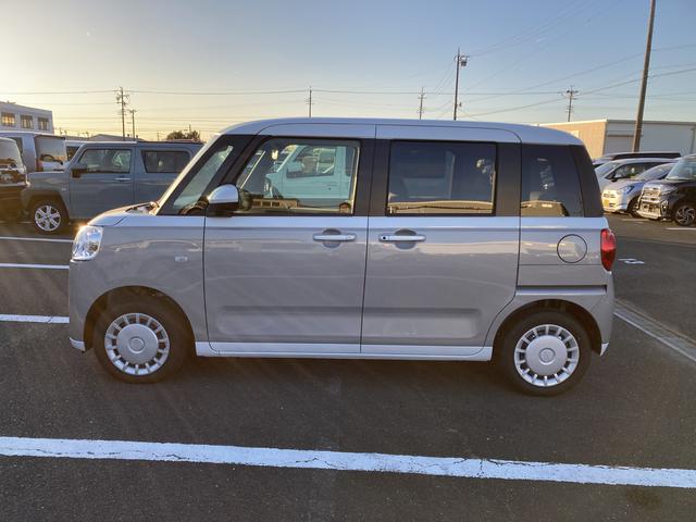 ムーヴキャンバスストライプスＸ　ナビ付ナビ　１４インチフルホイールキャップ　キーフリーシステム　プッシュボタンスタート　ＵＶカットガラス　両側パワースライドドア　ハロゲンヘッドライト　ラゲージアンダーボックス（静岡県）の中古車