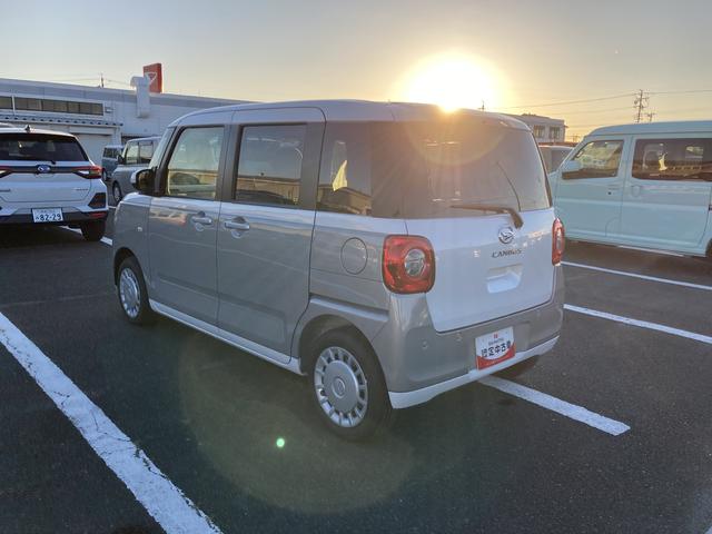 ムーヴキャンバスストライプスＸ　ナビ付ナビ　１４インチフルホイールキャップ　キーフリーシステム　プッシュボタンスタート　ＵＶカットガラス　両側パワースライドドア　ハロゲンヘッドライト　ラゲージアンダーボックス（静岡県）の中古車