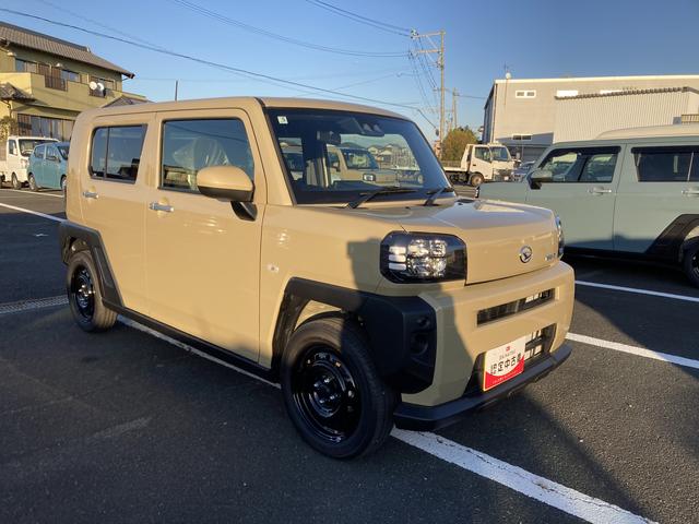 タフトＸ　ナビ付ナビ　１５インチスチールホイール（ブラック塗装）　マニュアルレベリング機能付フルＬＥＤヘッドランプ　マルチインフォメーションディスプレイ（静岡県）の中古車