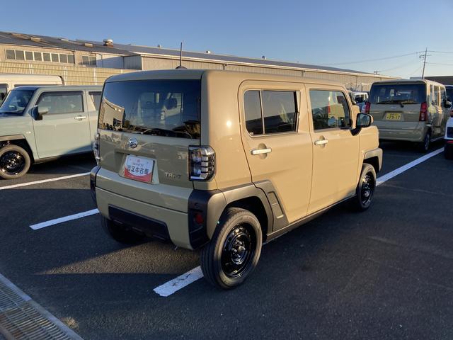 タフトＸ　ナビ付ナビ　１５インチスチールホイール（ブラック塗装）　マニュアルレベリング機能付フルＬＥＤヘッドランプ　マルチインフォメーションディスプレイ（静岡県）の中古車