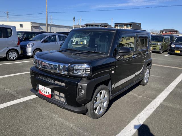 タフトGターボ15インチアルミホイール オートレベリング機能付フルLEDヘッドランプ LEDフォグランプ 本革巻ステアリングホイール 本革巻インパネセンターシフト TFTカラーマルチインフォメーションディスプレイ(静岡県)の中古車