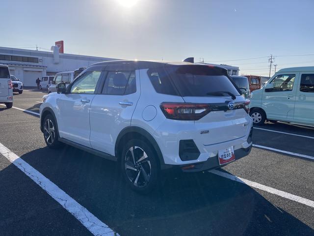 ロッキープレミアムＧ　ＨＥＶ１７インチアルミホイール　ＵＶＩＲカット遮音ガラス　フルＬＥＤヘッドランプ　キーフリーシステム　革巻きステアリングホイール　本革シフトノブ　アクティブマルチインフォメーションメーター（静岡県）の中古車