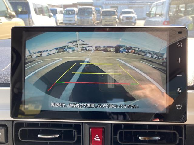 ムーヴキャンバスストライプスGターボ14インチフルホイールキャップ キーフリーシステム プッシュボタンスタート UVカットガラス 両側パワースライドドア ハロゲンヘッドライト ラゲージアンダーボックス(静岡県)の中古車