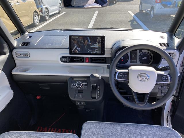 ムーヴキャンバスストライプスGターボ14インチフルホイールキャップ キーフリーシステム プッシュボタンスタート UVカットガラス 両側パワースライドドア ハロゲンヘッドライト ラゲージアンダーボックス(静岡県)の中古車