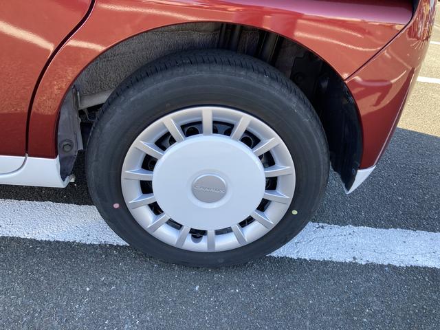 ムーヴキャンバスストライプスGターボ14インチフルホイールキャップ キーフリーシステム プッシュボタンスタート UVカットガラス 両側パワースライドドア ハロゲンヘッドライト ラゲージアンダーボックス(静岡県)の中古車