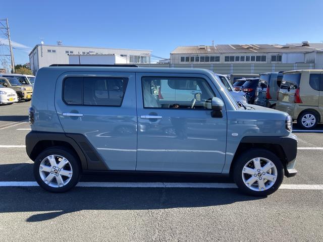 タフトＧ１５インチアルミホイール　オートレベリング機能付フルＬＥＤヘッドランプ　ＬＥＤフォグランプ　本革巻ステアリングホイール　本革巻インパネセンターシフト　ＴＦＴカラーマルチインフォメーションディスプレイ（静岡県）の中古車